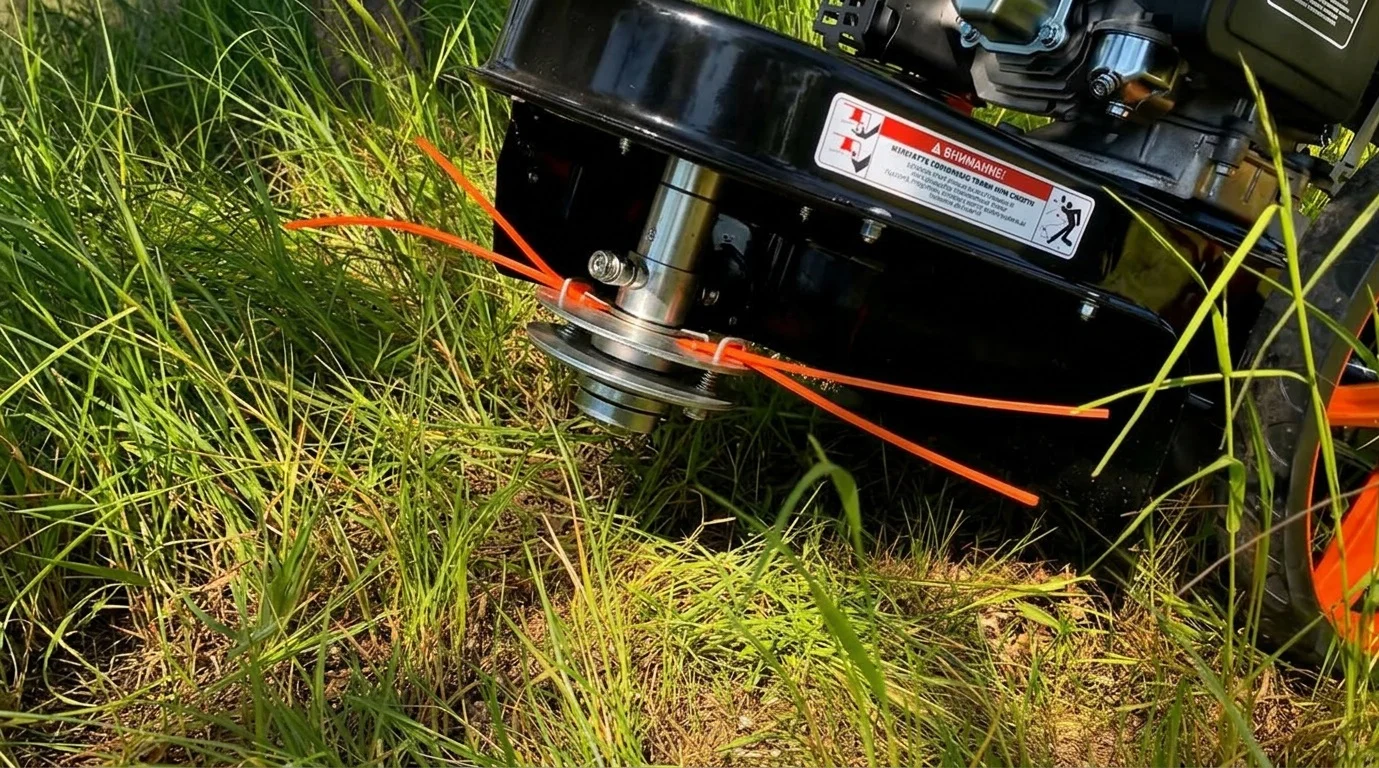 Зона скашивания и леска 4 мм Skiper GW550