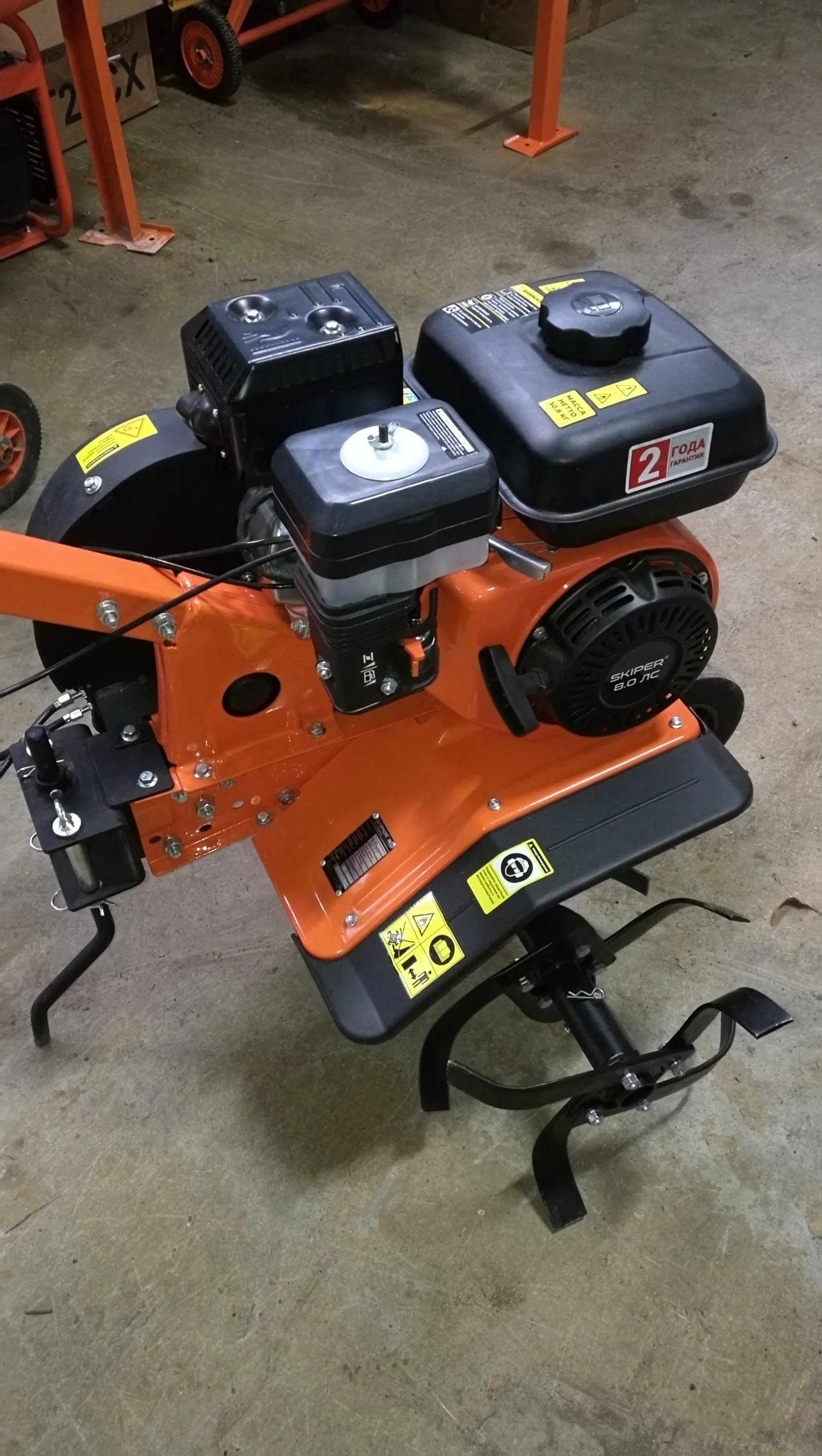 Двигатель 170F культиватора Skiper SP-650